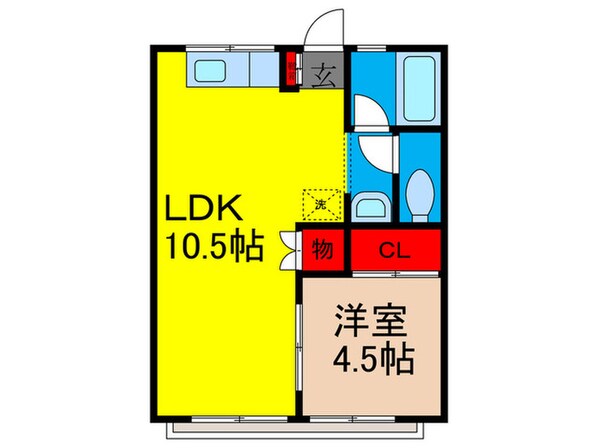 ローズハイツの物件間取画像